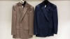 8 X BRAND NEW LUTWYCHE SUITS IN VARIOUS COLOURS, STYLES & SIZES (PLEASE NOTE SUITS ARENT FULLY TAILORED)