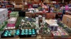 LARGE QUANTITY ASSORTED BRAND NEW CHRSITMAS LOT CONTAINING VARIOUS FAKE PLANTS, MERRY CHRSITMAS LIGHT UP ORNAMENTS, MY BULDING SITE BOOK, PREMIER CLUSTER LIGHTS, PREMIER 30CM LIT BOTTLE, LED NOEL SIGN, VARIOUS BAUBLES ETC