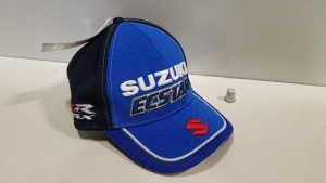 50 X BRAND NEW OFFICIAL SUZUKI ECSTAR RACING MERCHANDISE SPONSORED HAT