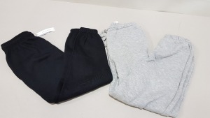 15 X BRAND NEW TOPSHOP BLACK AND GREY JOGGING BOTTOMS SIZE XS, MEDIUM AND SMALL RRP £25.99 (TOTAL RRP £389.85)