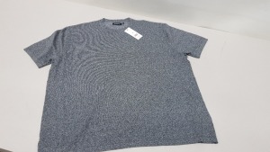 40 X BRAND NEW BURTON MENSWEAR GREY CREWNECK T SHIRTS SIZE XL RRP £16.00 (TOTAL RRP £640.00)