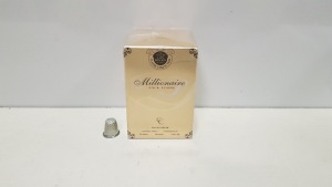 36 X BRAND NEW CLASSIC COLLECTION MILLIONAIRE POUR FEMME EAU DE PARFUM NATURAL SPRAY (100ML)