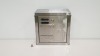 4 X ""THE BUTTLER CO LTD"" STAINLESS STEEL WALL MOUNTED CIGARETTE BINS (IN 1 FULL CARTON)