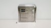 4 X ""THE BUTTLER CO LTD"" STAINLESS STEEL WALL MOUNTED CIGARETTE BINS (IN 1 FULL CARTON)