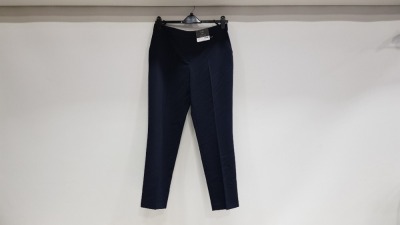 20 X BRAND NEW DOROTHY PERKINS NAVY SLIM TROUSERS IN SIZE 10, 12 AND 14 RRP £20.00 (TOTAL RRP £400.00) (PICK LOOSE)