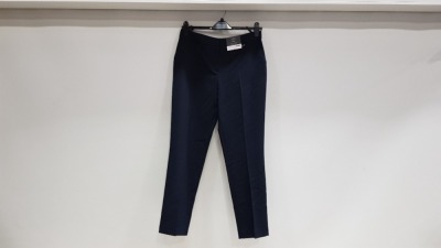 20 X BRAND NEW DOROTHY PERKINS NAVY SLIM TROUSERS IN SIZE 10, 12 AND 14 RRP £20.00 (TOTAL RRP £400.00) (PICK LOOSE)