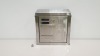 4 X ""THE BUTTLER CO LTD"" STAINLESS STEEL WALL MOUNTED CIGARETTE BINS (IN 1 FULL CARTON)