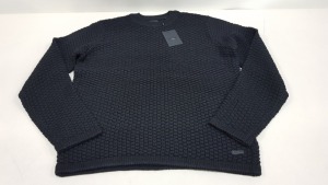 9 X BRAND NEW ONLY & SONS BLACK CARDIGANS SIZE MEDIUM AND XL RRP £30.90 (TOAL RRP £278.10)