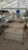 1 X STAINLESS STEEL 6 TIERED MOBILE SHELVING UNIT