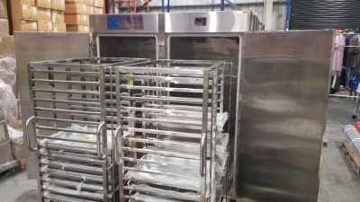 1 X XIANGYING CENTRAL KITCHEN EQUIPMENT LARGE STAINLESS STEEL FOOD STEAMER (MODEL XYZX-260A)