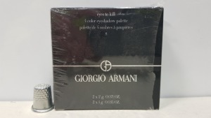 16 X BRAND NEW GIORGIO ARMANI 4 COLOUR EYESHADOW PALETTE