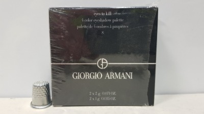 16 X BRAND NEW GIORGIO ARMANI 4 COLOUR EYESHADOW PALETTE