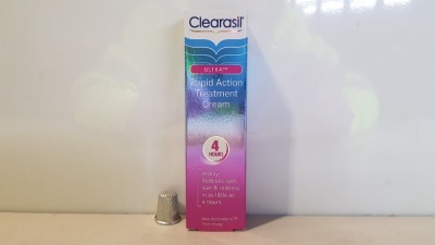 50 X BRAND NEW CLEARASIL ULTRA RAPID ACTION TREATMENT CREAM (25ML) - PICK LOOSE