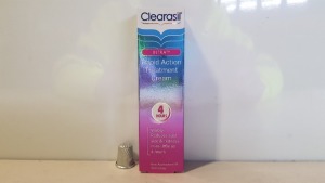 50 X BRAND NEW CLEARASIL ULTRA RAPID ACTION TREATMENT CREAM (25ML) - PICK LOOSE