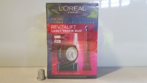 13 X BRAND NEW LOREAL REVITALIFT LASER RENEW DUO (REPLUMPS, REFIRMS AND REFINES) CONTAINING 50ML DAY AND 15ML EYE. - PICK LOOSE