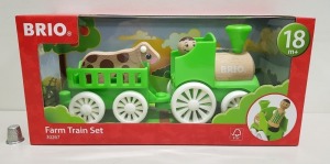 12 X BRAND NEW BRIO MY HOME TOWN - FARM TRAIN SET - IN 2 OUTER CARTONS (RRP £19.99 EACH)
