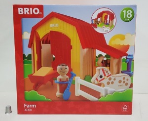 6 X BRAND NEW BRIO MY HOME TOWN - FARM SET - IN 3 OUTER CARTONS (RRP £39.99 EACH)