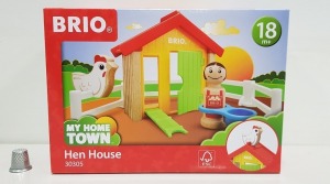 12 X BRAND NEW BRIO MY HOME TOWN - HEN HOUSE - IN 2 OUTER CARTONS