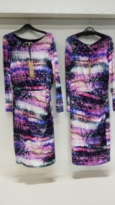 8 X BRAND NEW PHASE 8 MULTI COLOURED PURPLE DRESSES SIZE 12