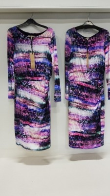 8 X BRAND NEW PHASE 8 MULTI COLOURED PURPLE DRESSES SIZE 12