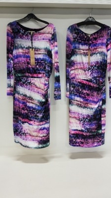 11 X BRAND NEW PHASE 8 MULTI COLOURED PURPLE DRESSES SIZE 12 AND 10