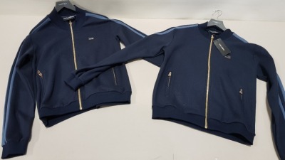 2 X BRAND NEW DOLCE & GABBANA NAVY ZIP UP JACKETS SIZE 50