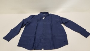 4 X BRAND NEW VILEBREQUIN BLUE MARINE SHIRTS ( 3 X XL AND 1 X XXL RRP £175.00 (TOTAL RRP £700.00)