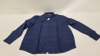 4 X BRAND NEW VILEBREQUIN BLUE MARINE SHIRTS SIZE XL RRP £175.00 (TOTAL RRP £700.00)