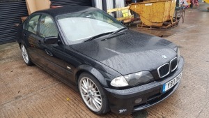 BLACK BMW 330 D SPORT AUTO. ( DIESEL ) Reg : Y93DKB Mileage : 195,373 Details: FIRST REGISTERED 15/3/2001 2926CC X 1 KEY HAS V5 & MOT UNTIL 12/10/2022 CAT C INSURANCE LOSS 18/11/2014