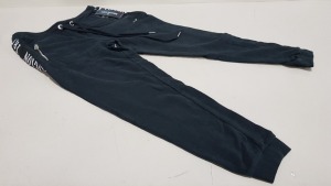 10 X BRAND NEW TRUE RELIGION JOGGING BOTTOMS IN BLACK WITH TAPE ON SEAMS SIZES LARGE AND MEDIUM