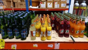 121 X BOTTLES OF HEINEKAN ZERO ALCOHOL LAGER, BRITVIT MIXERS & J20