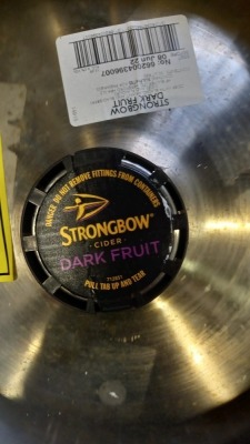 30 LITRE BARREL OF STRONGBOW DARK FRUIT CIDER (BB 8/6/22)