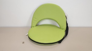 12 X GREEN WHITBY PORTABLE CAMPING CHAIRS IN 3 CARTONS