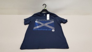 100 X BRAND NEW SCOTLAND RUGBY SIX NATIONS 2021 CREWNECK T SHIRTS SIZE XL