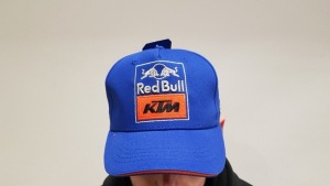 50 X BRAND NEW REDBULL KTM OFFICIAL MERCHANDISE CAPSIN BLUE