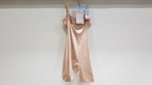 20 X BRAND NEW SPANX OPEN BUST MID THIGH BODY SHAPER IN NUDE SIZE MEDIUM