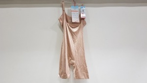 20 X BRAND NEW SPANX OPEN BUST MID THIGH BODY SHAPER IN NUDE SIZE MEDIUM