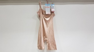 20 X BRAND NEW SPANX OPEN BUST MID THIGH BODY SHAPER IN NUDE SIZE MEDIUM