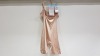 20 X BRAND NEW SPANX OPEN BUST MID THIGH BODY SHAPER IN NUDE SIZE MEDIUM AND SMALL