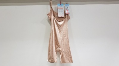 20 X BRAND NEW SPANX OPEN BUST MID THIGH BODY SHAPER IN NUDE SIZE SMALL