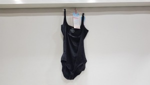 11 X BRAND NEW SPANX OPEN BUST BODY SHAPER IN BLACK SIZE 2X RRP $52,00 (TOTAL RRP $572.00)