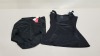 16 PIECE MIXED SPANX LOT CONTAINING HIGH WAISTED PANTIES IN BLACK SIZE 2X AND OPEN TANK TOPS SIZE 1X