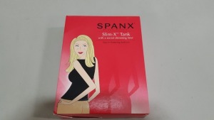 17 X BRAND NEW SPANX BOD A BING DOUBLE SIDED TANK TOPS WITH TUCK IN LINER SIZE 1X AND 3X IN RED AND BLUE RRP $48.00 (TOTAL RRP $816.00)