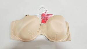 25 X BRAND NEW SPANX SLIP FREE STRAPLESS BRAS IN NUDE SIZE 40C RRP $38.00 (TOTAL RRP $950.00)