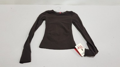 27 X BRAND NEW SPANX CLASSIC LONG SLEEVE BITTERSWEET SHAPING TOPS SIZE SMALL