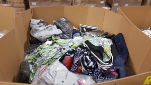 FULL PALLET OF CLOTHING CONTAINING FUENTE BUTTONED FLEECES, KOTON FLOWER DETAILED DRESSES, THREE STRIPED BLACK PANTS, JODY BLOUSES, CAFFARI DRESS ETC