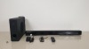 BRAND NEW BOXED MAGNUM POWERFUL SOUNDBAR AND SUBWOOFER - REMOTE INCLUDED