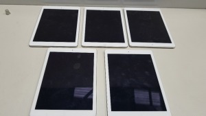 5 X AI474 IPADS - NO CHARGERS - CONSIDER FOR SPARES