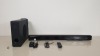 BRAND NEW BOXED MAGNUM POWERFUL SOUNDBAR AND SUBWOOFER - REMOTE INCLUDED