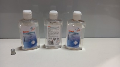 480 X SANTE MOISTURISING 70% ALCOHOL HAND GEL - 236ML BOTTLES - EXP DATE MAY 2023 - IN 20 CARTONS